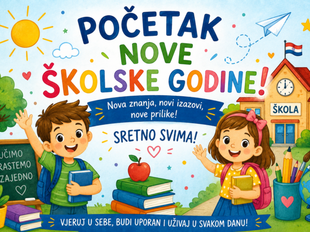 Početak školske godine 2026./2027. Početak školske godine 2026./2027.